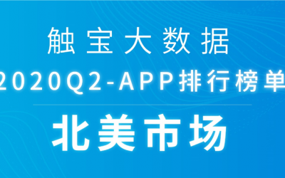 触宝大数据2020Q2北美市场APP排行榜:线下市场有回暖迹象,在线互动娱乐仍有上涨空间
