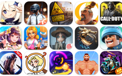 2020年10月全球热门移动游戏收入TOP10