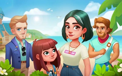 《Gossip Harbor》3月收入环比增长24%,柠檬微趣又成功做出一款 Merge手游