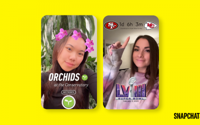 Snapchat 推出 AR Filters 广告,支持 CTA 跳转,实现品效合一